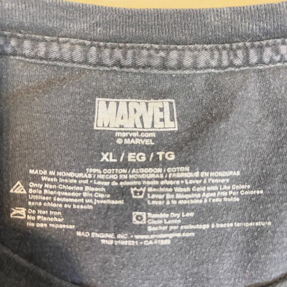 Marvel Universe X-Men Comics Deadpool Logo T-Shirt Men's XL Black - Picture 3 of 9